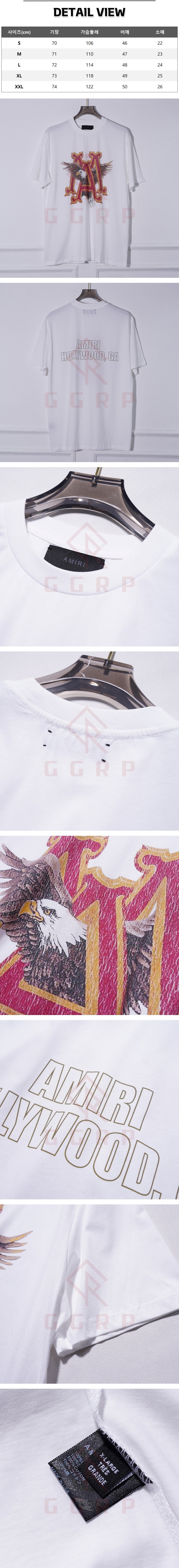 z40[A팔] 아미리 빈티지 이글 화이트 티셔츠.jpg