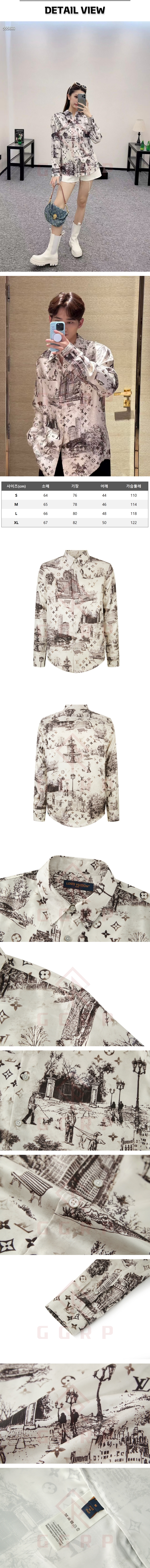 zz035[잔디집] 루이비통 베쥬 실크 셔츠.jpg