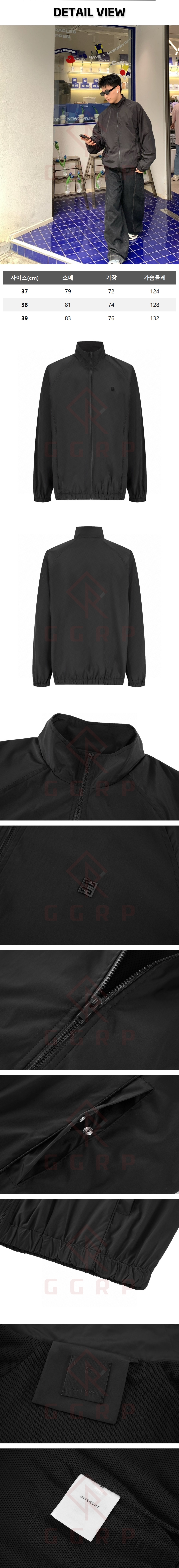 zz138[잔디집] 지방시 4G 블랙 트랙 자켓.jpg