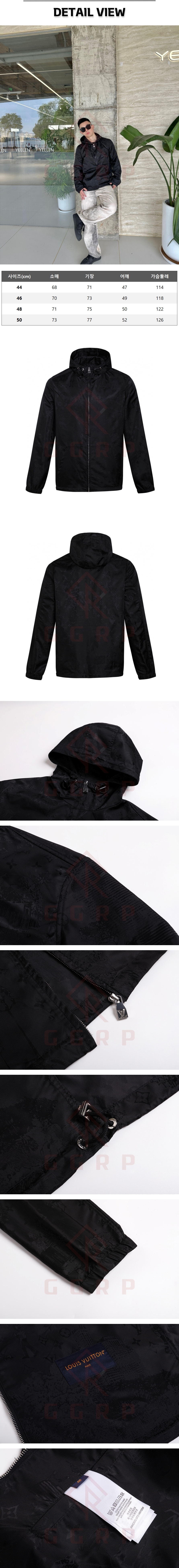 zz262[잔디집] 루이비통 나일론 자카드 윈드브레이커 자켓.jpg