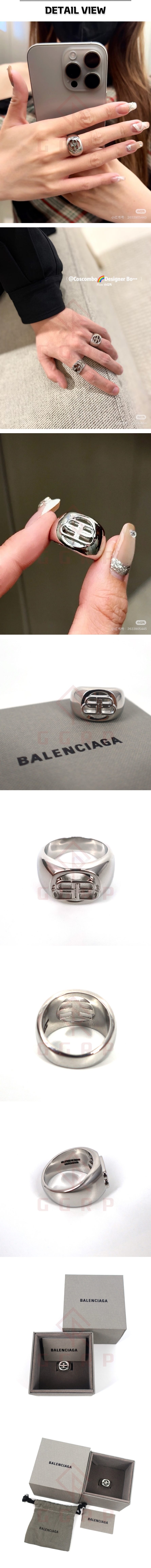 zz312[잔디집] 발렌시아가 BB 시그넷 링 반지 실버.jpg