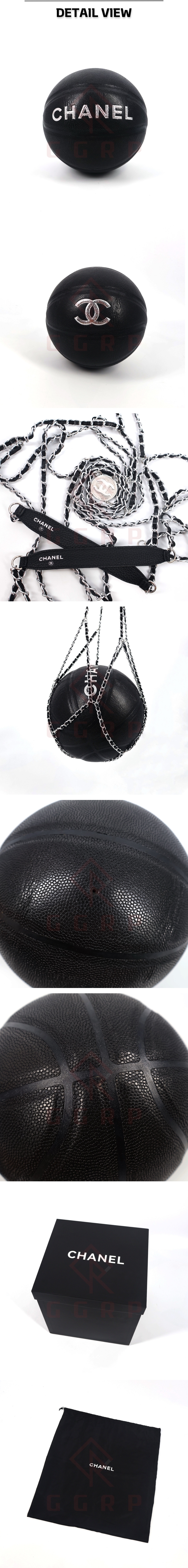 zz330[잔디집] 샤넬 체인 바스켓볼 실버 농구공.jpg