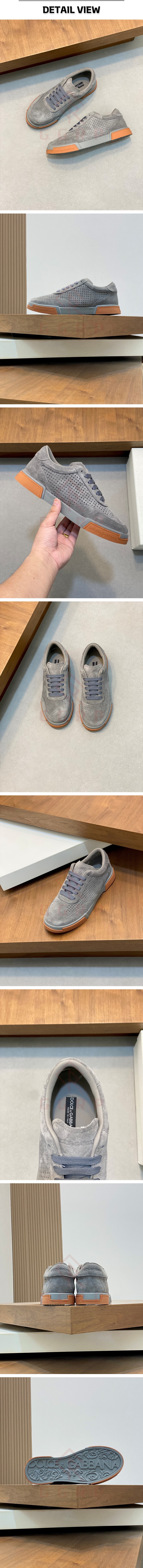 12번 0128 돌체앤가바나 포르토피노 스웨이드 그레이 요트 스니커즈.jpg