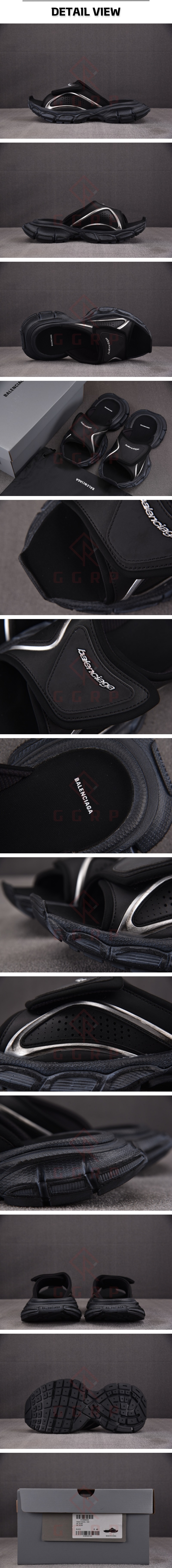 12번 1207 발렌시아가 3XL 블랙 슬라이드 샌들.jpg