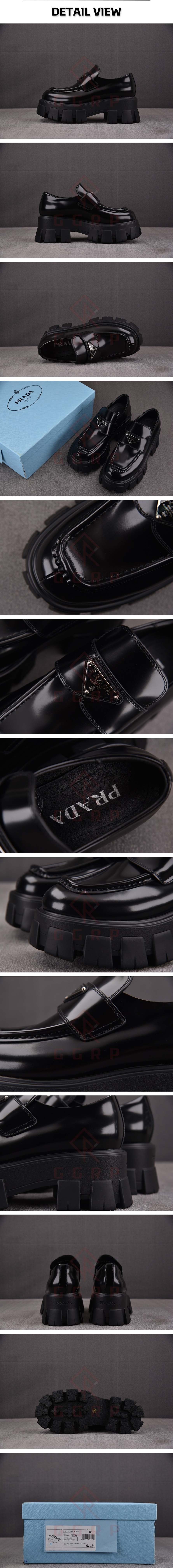 14번 1221 프라다 브러쉬드 모놀리스 블랙 로퍼.jpg