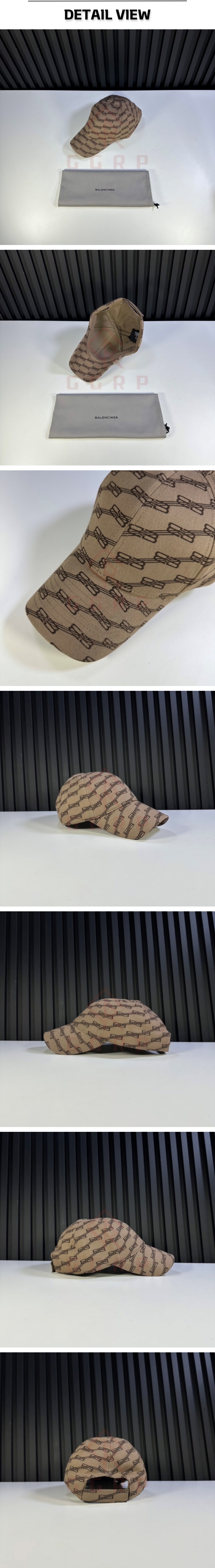 15번 1205 발렌시아가 BB 모노그램 베이지 볼캡.jpg