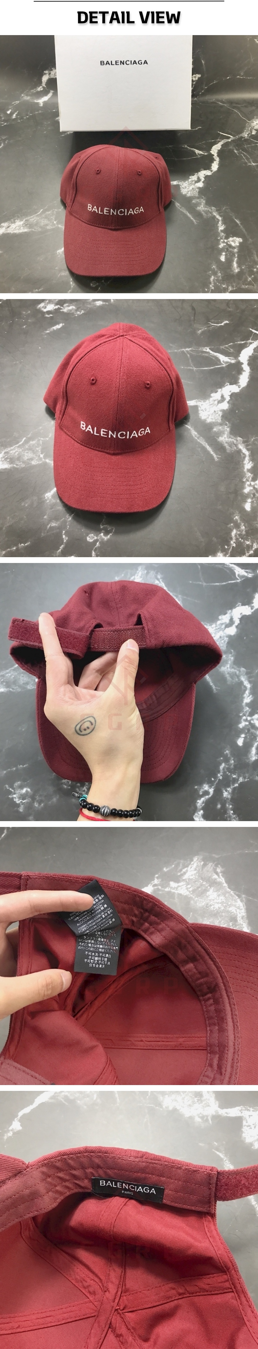 20번 1205 발렌시아가 로고 레드 볼캡.jpg