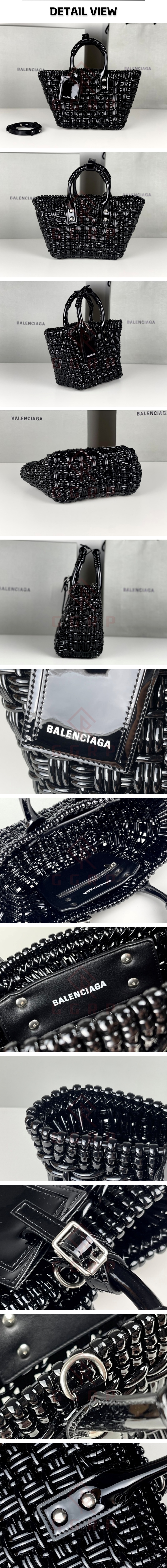 30번 1205 발렌시아가 XS 비스트로 바스켓 블랙 토트백.jpg