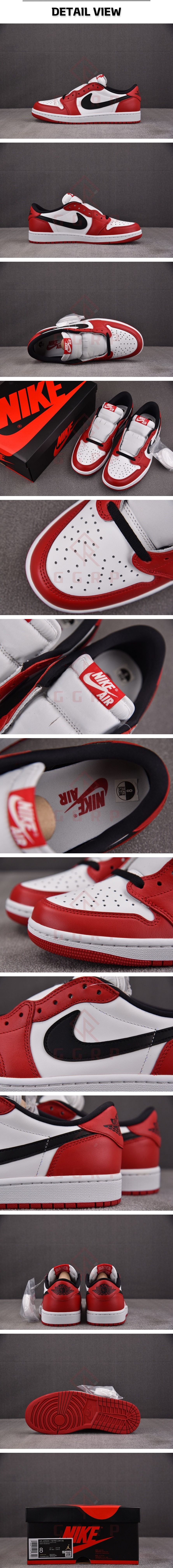 6번 1215 에어 조던1 로우 OG 시카고 레드 화이트.jpg