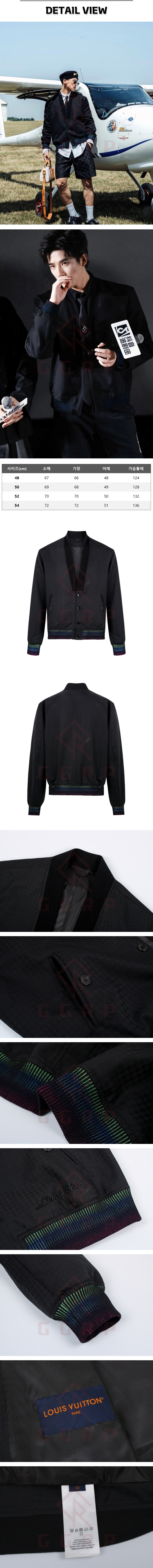 zb221[잔디집] 루이비통 프레피 울 블랙 가디건 블루종.jpg