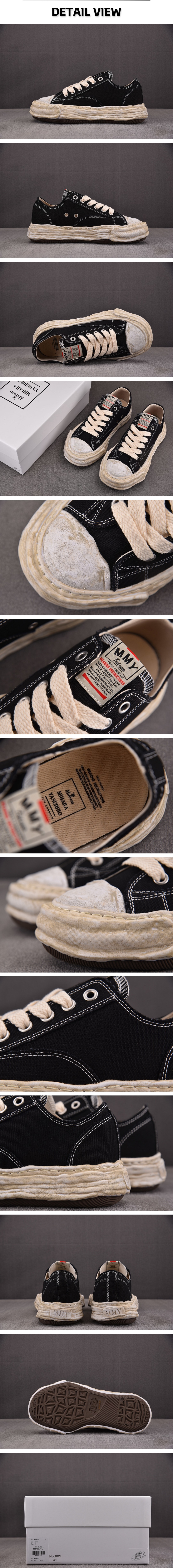 11번 0313 메종 미하라 야스히로 피터슨23 OG솔 블랙 스니커즈.jpg