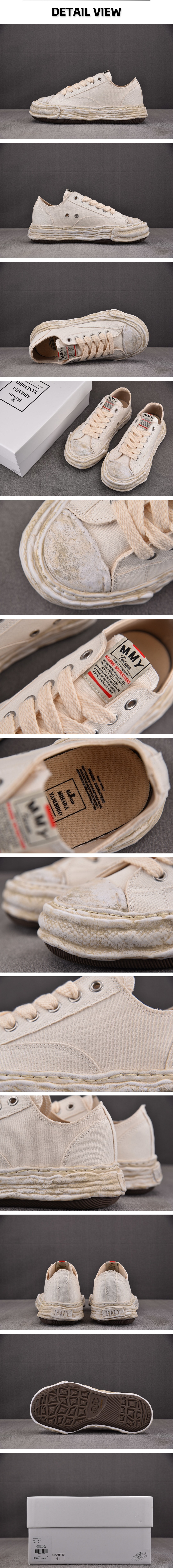 12번 0313 메종 미하라 야스히로 피터슨23 OG솔 크림 화이트 스니커즈.jpg