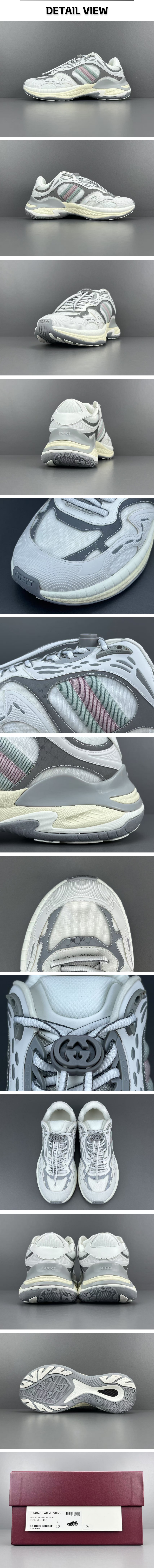 2번 0308 구찌 2.0 트레이너 화이트 그레이 스니커즈.jpg