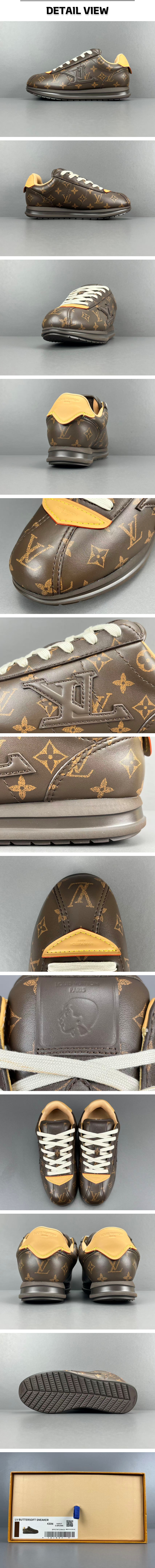 5번 0303 루이비통 LV버터소프트 모노그램 브라운 스니커즈.jpg