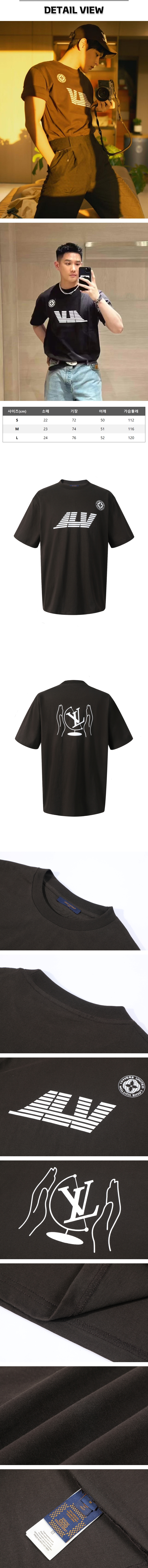 zz645[잔디집] 루이비통 LV워시드 프린팅 블랙 티셔츠.jpg